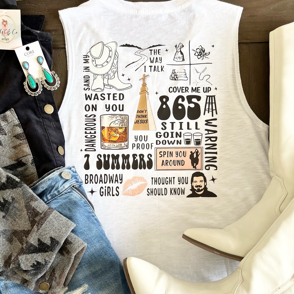 Wallen tank tee